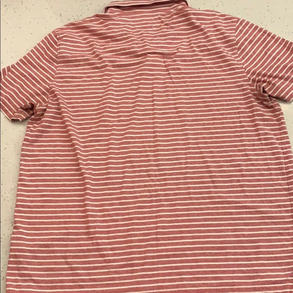 Black brown 1826 polo fade red with white stripes - Picture 3 of 3